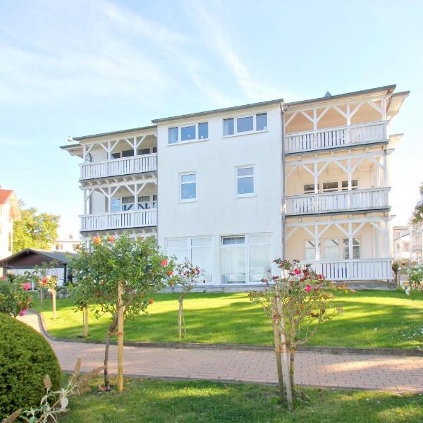 mit Meerblick und Balkon, gratis Nutzung vom AHOI Erlebnisbad und Sauna in Sellin - FeWo Ostseeperle Nr 17