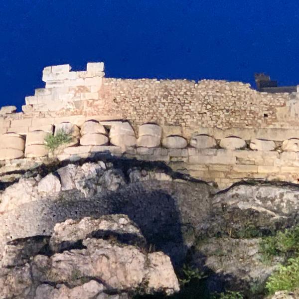 At the Acropolis’ fence