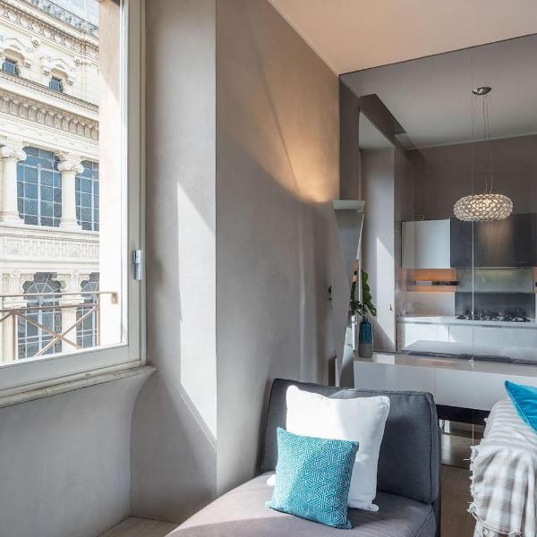 Stunning views over central Rome's rooftops