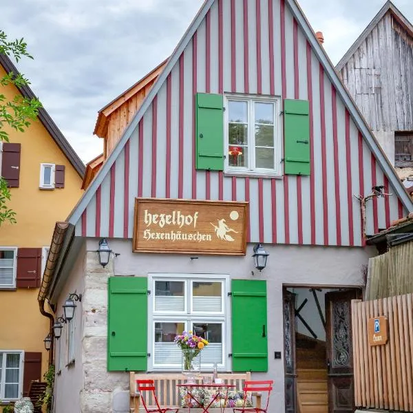 hezelhof´s Hexenhäuschen, hôtel à Dinkelsbühl