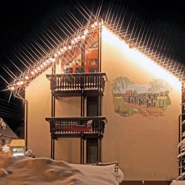 Hotel Berglandstübel、Hammerbrückeのホテル