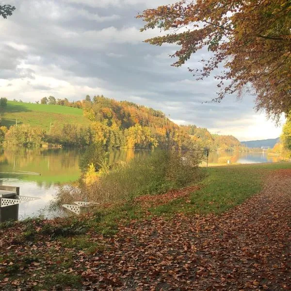 Charming Studio near Rotsee Lucerne Kitchen, WiFi, Washing machine, hotel v mestu Luzern