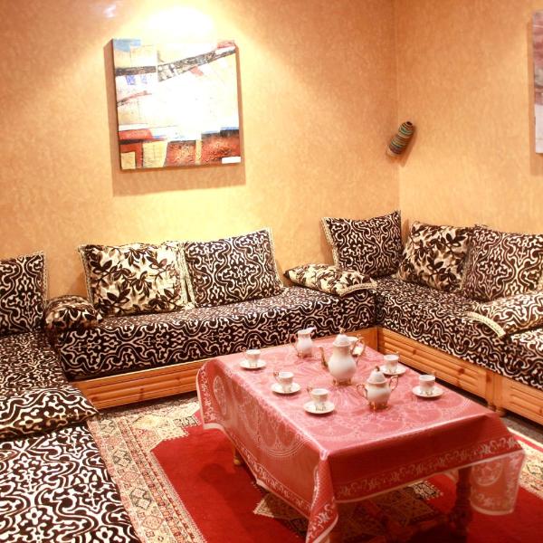 2 bedrooms house with furnished terrace and wifi at Medina Marrakech