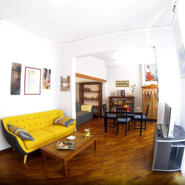 2 bedrooms appartement with city view furnished balcony and wifi at Napoli 4 km away from the beach