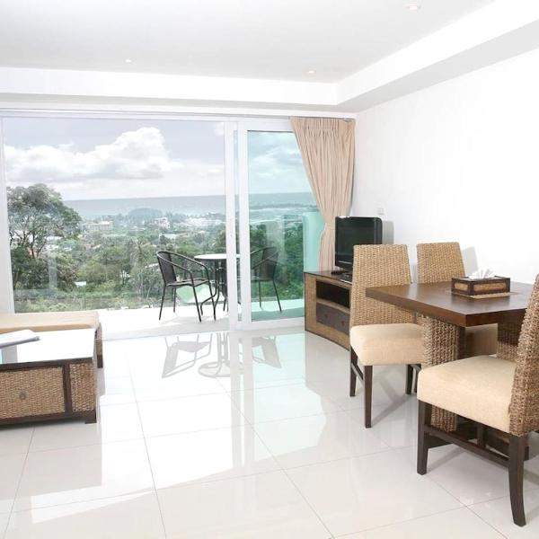 2 bedrooms appartement with sea view shared pool and furnished balcony at Phuket 2 km away from the beach