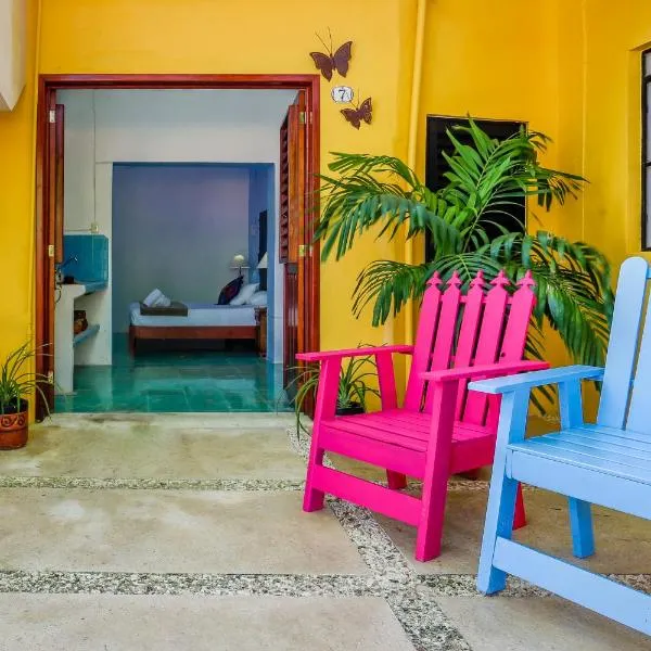 Casa del Solar Centro Cozumel - Wifi gratuito Fibra Óptica 200 Mbps, ξενοδοχείο σε Κοζουμέλ