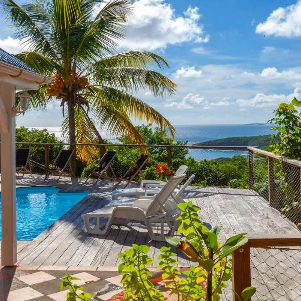 Villa Vue Sauvage à Tartane, dans la Réserve Naturelle de la Caravelle, hotel em La Trinité