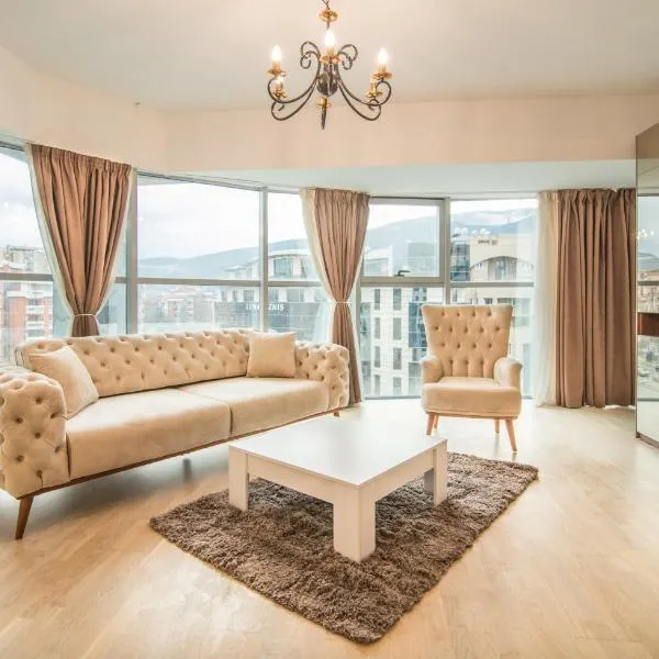 The ONE Apart Hotel Luxury Suites & Apartments, hotell i Skopje