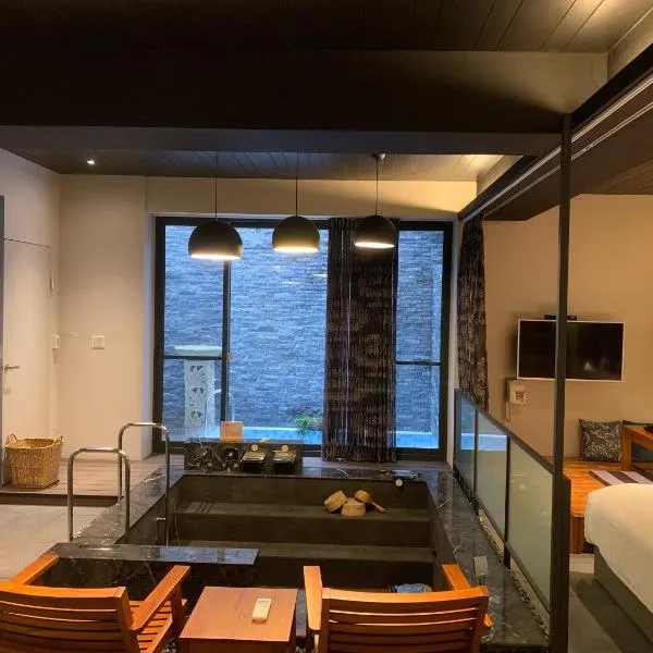 山月二二Villa溫泉墅, khách sạn ở Tiêu Khê