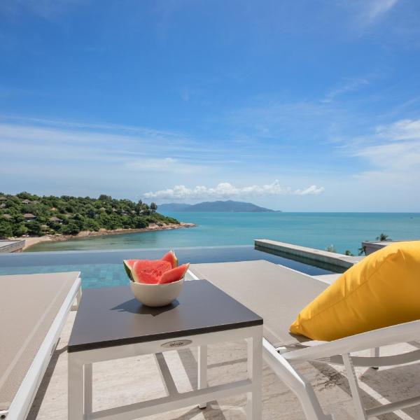 BEACHSIDE VILLA - B18 - at Bayside Luxury Villas Samrong Bay Beach, 4 BED 5 BATH, SEA & SUNSET VIEWS, only 200m walk to the Beach