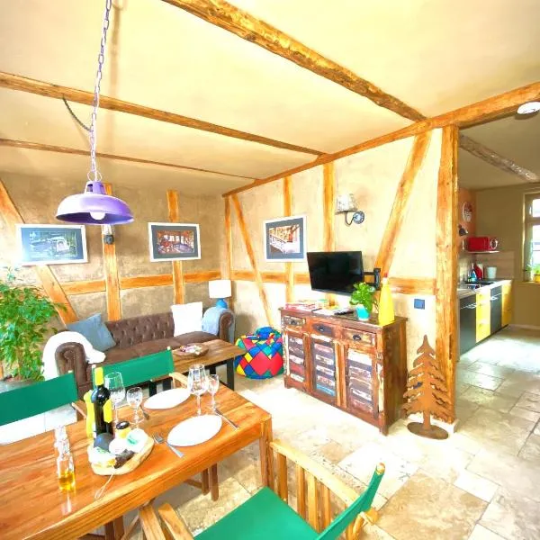 Exklusive ökologische Ferienwohnung ,City, OG, khách sạn ở Wernigerode