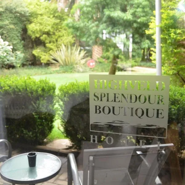 Highveld Splendour Boutique Bed and Breakfast, hotel en Ermelo