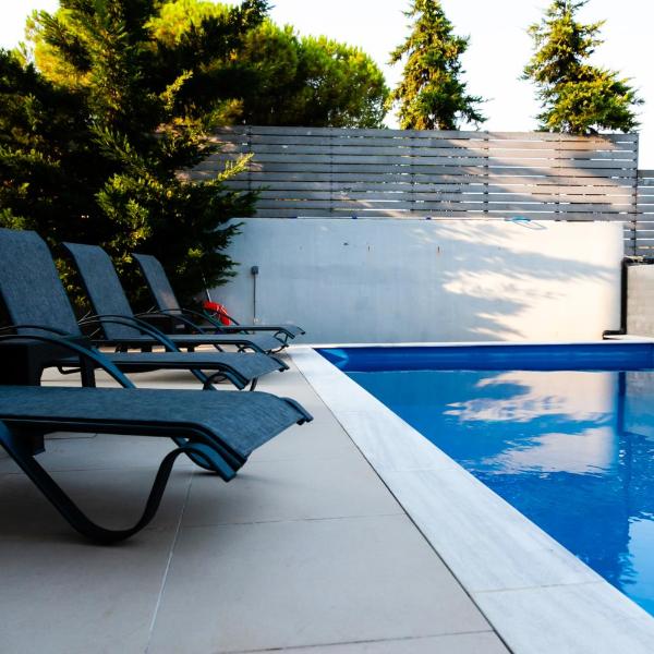 Seaview Pool Villa near Beach and Athens Airport