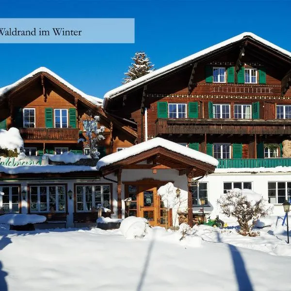 Hotel Waldrand, hotel in Lenk