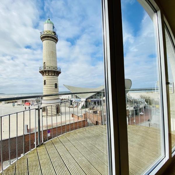 Sonnendeck, direkt am Leuchtturm