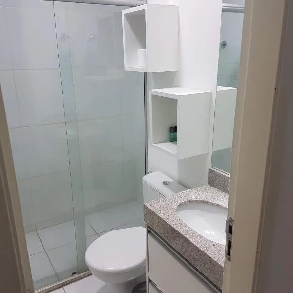 Flat mobiliado em região nobre de Goiânia, hotel em Goiânia
