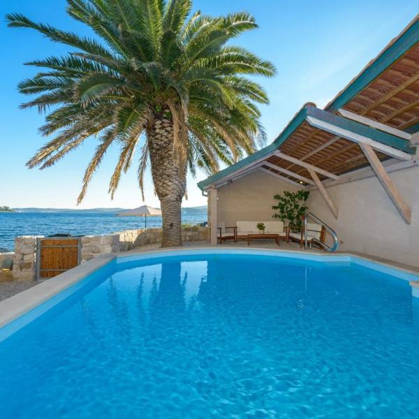 Luxury Beachfront Villa Mare with private pool at the beach Orebic - Peljesac