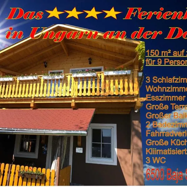 HeRo 4 Sterne Ferienhaus, hôtel à Baja