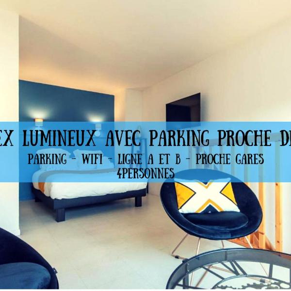 Duplex coquet avec PARKING proche centre-ville de Lyon
