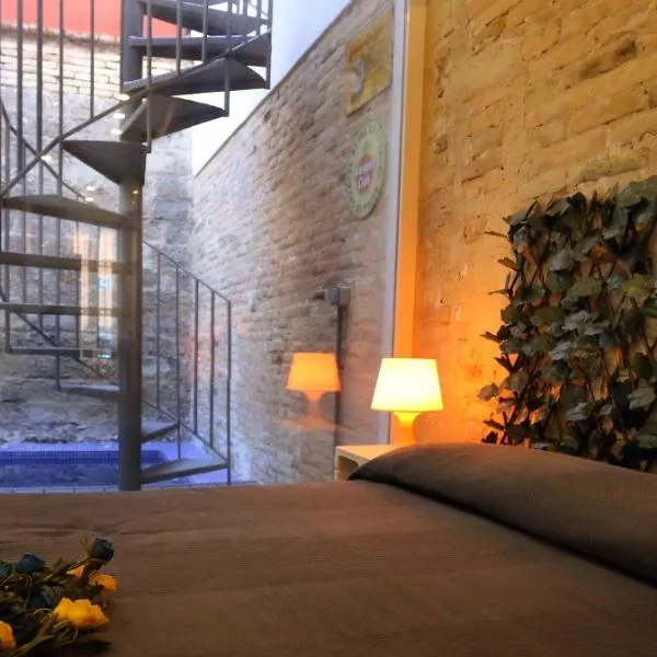 Loft independiente con Piscina compartida en Centro de Valencia, hotel ve Valencii