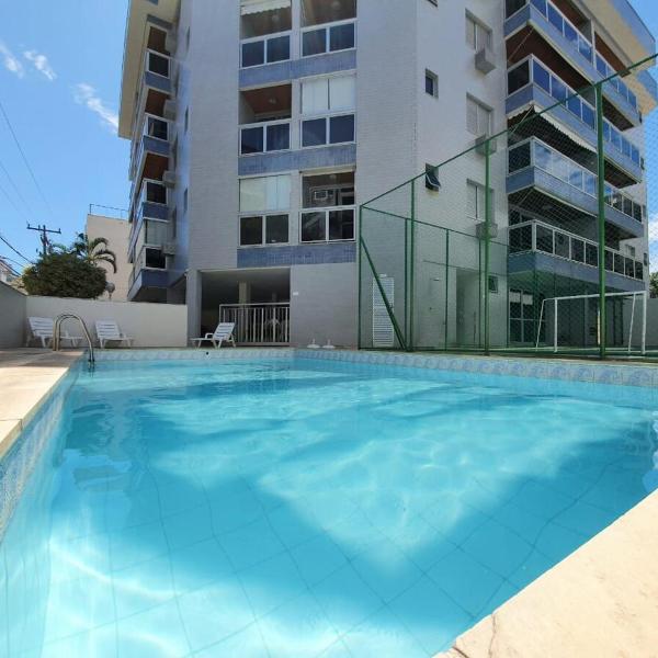 Apto com 3 quartos c/piscina 300mts Praia do Forte Cabo Frio