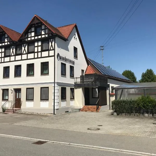 Pension Gambrinus, hôtel à Rißtissen