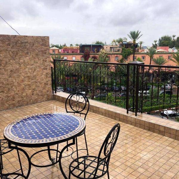 3 bedrooms appartement with shared pool at Annakhil Marrakech