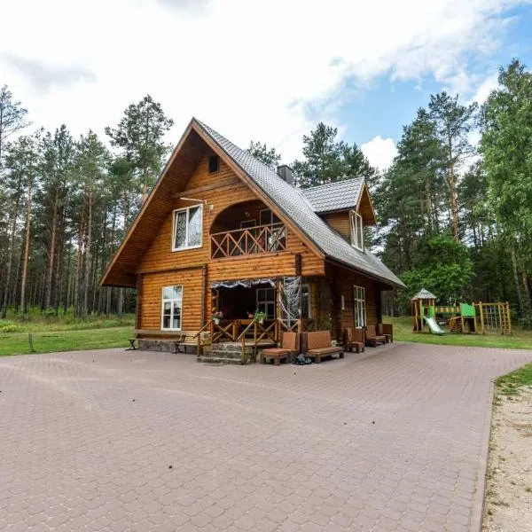 Vilkes Villa Ezero namas, viešbutis mieste Bertašiūnai