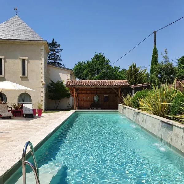 Domaine de Larchey & son restaurant - Bordeaux Sud, hotel i Saint-Médard-dʼEyrans