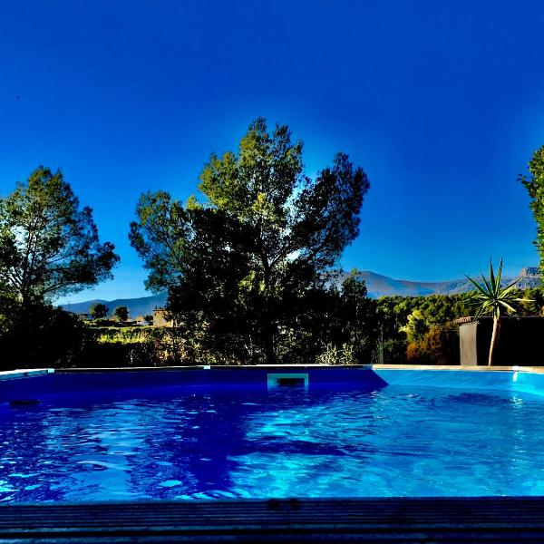 La Gaude, villa 6 personnes-jardin-piscine-vue dégagée au calme