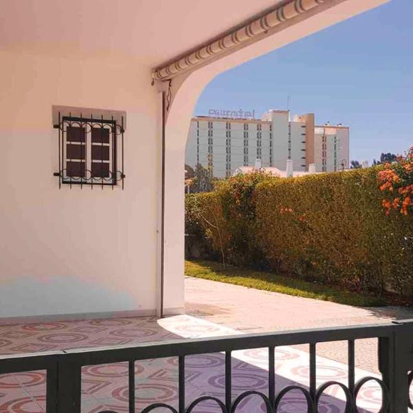 2 bedrooms house with city view furnished terrace and wifi at Altura 1 km away from the beach