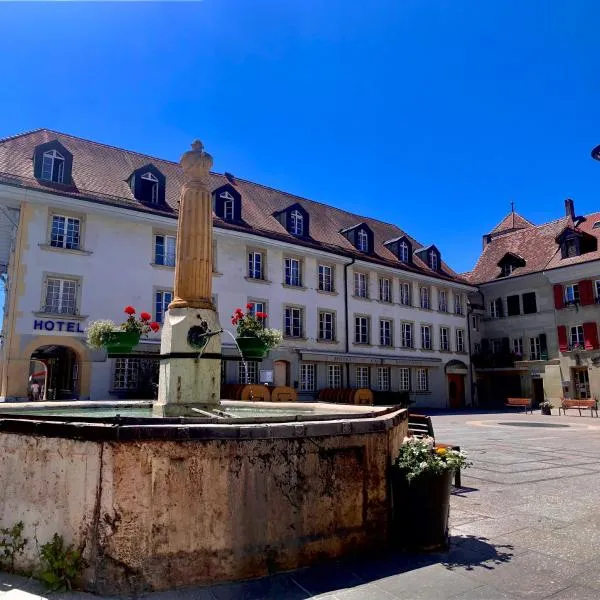 SWISS HOTEL LA COURONNE, ξενοδοχείο στην Αβάνς
