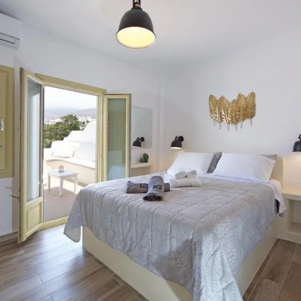 Diasino Apartments and Car Rental: Katápola şehrinde bir otel