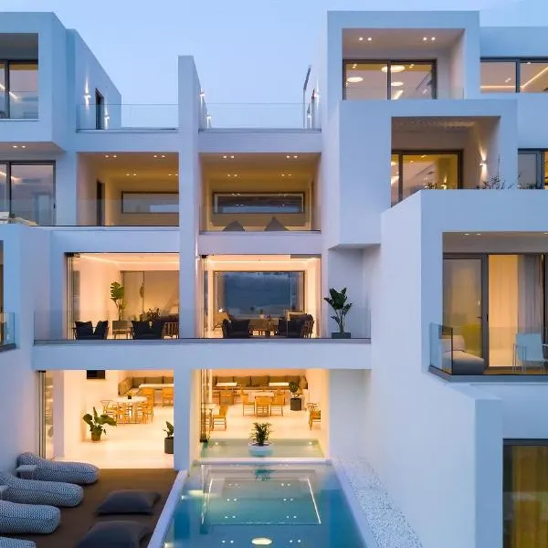 Infinity View Hotel Tinos、ティノス・タウンのホテル