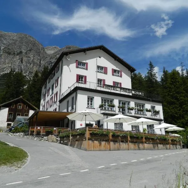 Hotel Preda Kulm, hótel í Bergün