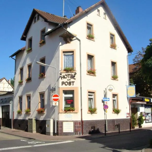 Hotel zur Post Schwanheim, hotel a Francoforte sul Meno