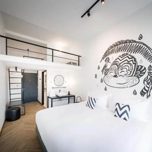 Blu Monkey Hub & Hotel Ranong，位于拉廊的酒店