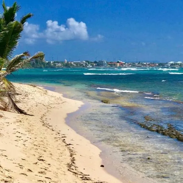 Bel appartement Résidence Crystal beach avec citerne individuelle, Hotel in Saint-François