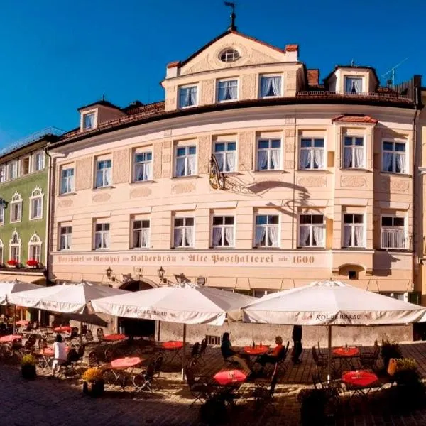 ポストホテル コルバブロイ（Posthotel Kolberbräu）、バート・テルツのホテル