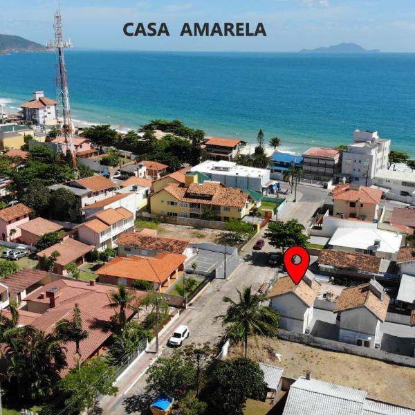 Casa AMARELA - A 70 Metros da Areia da Praia dos Ingleses - 6 Pessoas