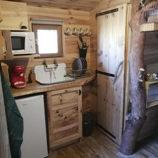 patrice et chrstel Cabane en bois, Hotel in Chatuzange-le-Goubet