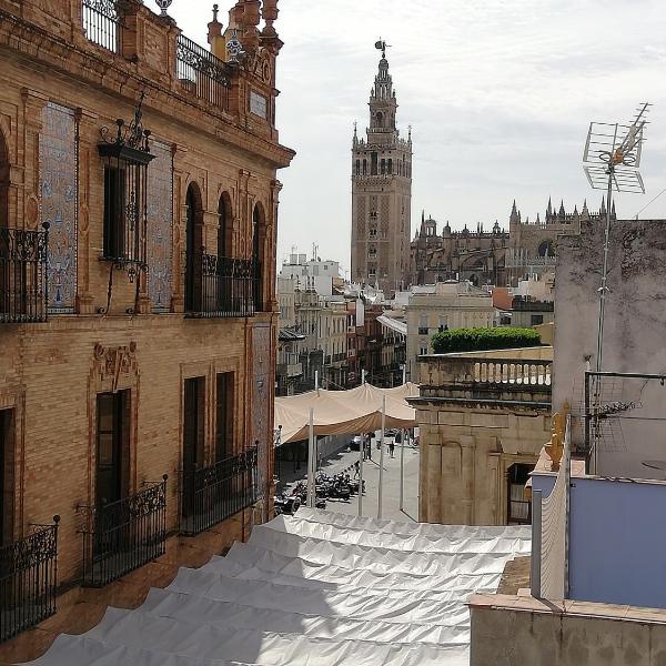 Duplex and terrace overlooking Giralda