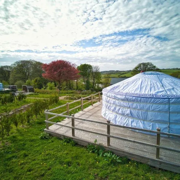 Glamping Yurts near Newquay, hotel en Newquay
