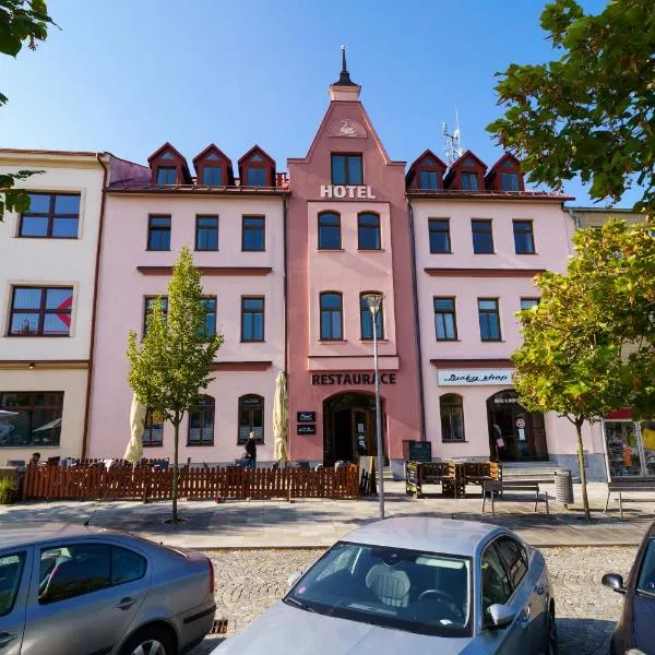 Hotel U Labutě, hotel di Žďár nad Sázavou