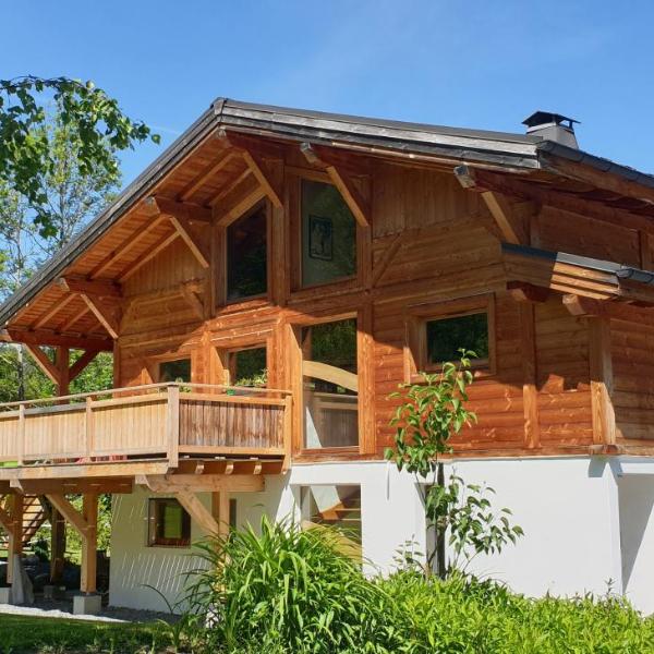 Chalet CLADIE & Spa - Vue chaîne du MontBlanc