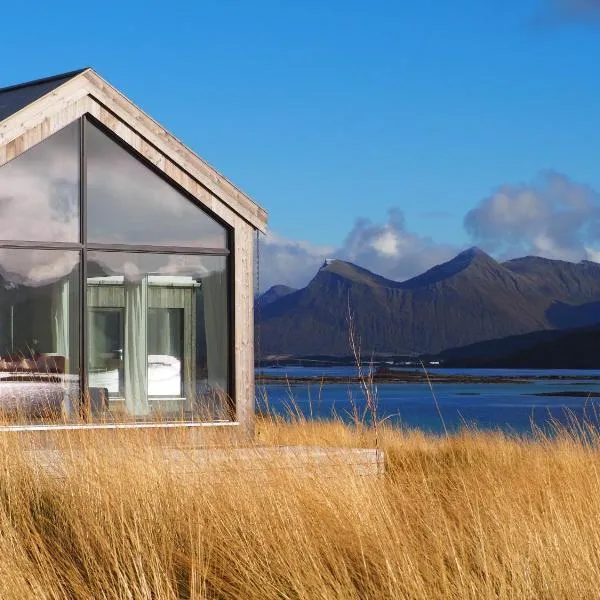 Engeløya में, होटल Steigen Lodge Sjøhytter