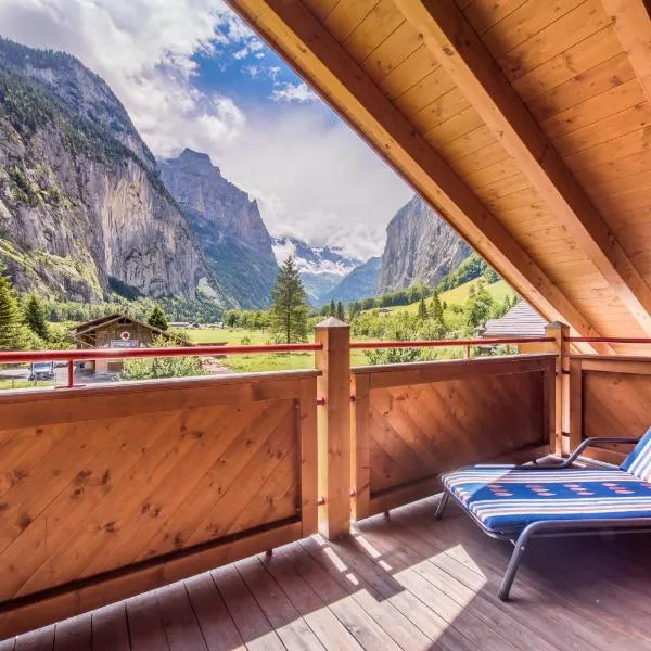 Apartment Lauberhorn, Luxury with best views, hotel a Lauterbrunnen