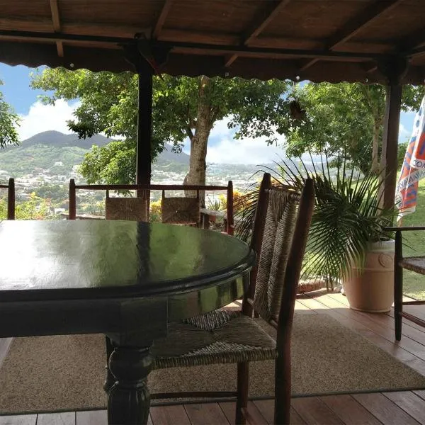 Creole house 2 bedrooms with garden Best View Rodney Bay 21,位于格罗斯岛的酒店