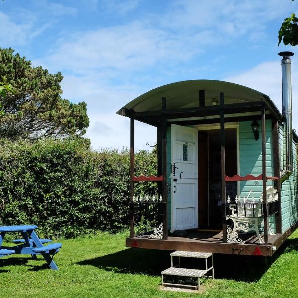 Cosy Shepherds Hut nr Kynance cove