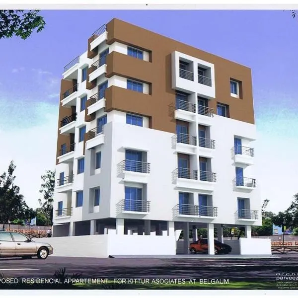 Hayat-Bi Residency service apartment, khách sạn ở Belgaum